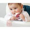 Alimentador antiahogo silicona corazones rosa - Imagen 4