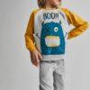 Chandal amarillo y gris dibujo monstruo 3 a 24 meses