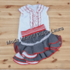 Conjunto falda flamenca campera 2 a 12 años - Imagen 2
