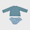 Conjunto sudadera ranita con volantes turquesa La Ormiga 6 a 36 meses - Imagen 2