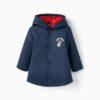 Parka de goma azul marino Minnie 3 a 14 años