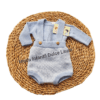 Pelele lana mas jersey 3046 0 a 12 meses azul electrico