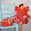 Vestido flamenca con braguita coracha lunares rojo 3 a 18 meses - Imagen 2