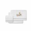 Sabana minicuna coralina animales 40056 blanca y gris