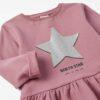 Vestido lila con dibujo de estrella 3 a 14 años - Imagen 2