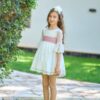 Vestido niña po volante con fajin rosa 160050410 La Ormiga desde 4 hasta 12 años - Imagen 5