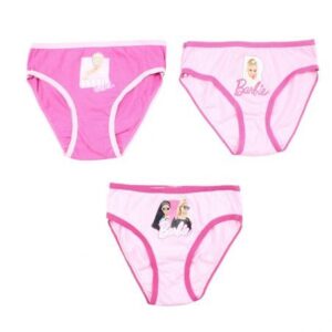 Pack 3 braguitas barbie desde 2 hasta 8 años