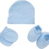 Pack gorro manoplas patucos duffy - Imagen 3