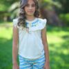 Conjunto camiseta pantalón corto raya colores desde 3 años hasta 14 años 20030307 - Imagen 5
