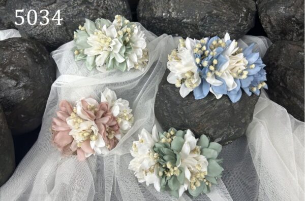 Flores decoración fajin varios colores 5034PA