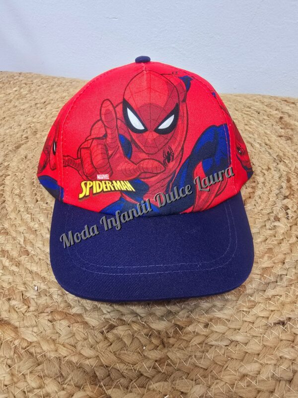 Gorra spiderman roja y azul 54cm y 56cm