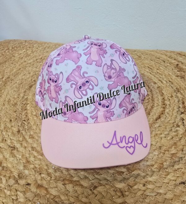 Gorra Stitch y angel 52cm y 54cm - Imagen 2