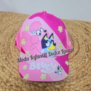 Gorra bluey rosa 52cm y 54cm