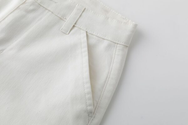 Pantalón corto blanco desde 3 años hasta 12 años - Imagen 4