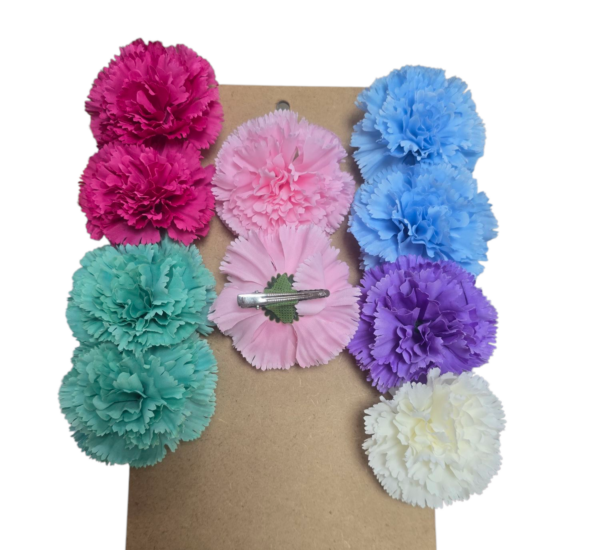 clavel pinza colores 9cm flamenca