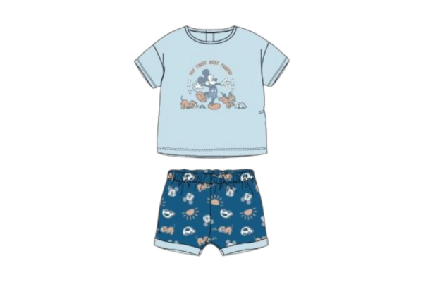 Pijama Mickey azul desde 12 meses hasta 36 meses