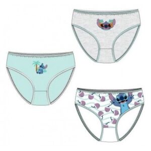 Pack 3 braguitas stitch desde 2 hasta 8 años