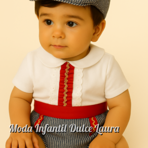 Conjunto flamenco Mateo baby campero desde 3 meses hasta 12 meses