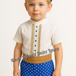 Conjunto flamenco azulina magic 1 a 6 años