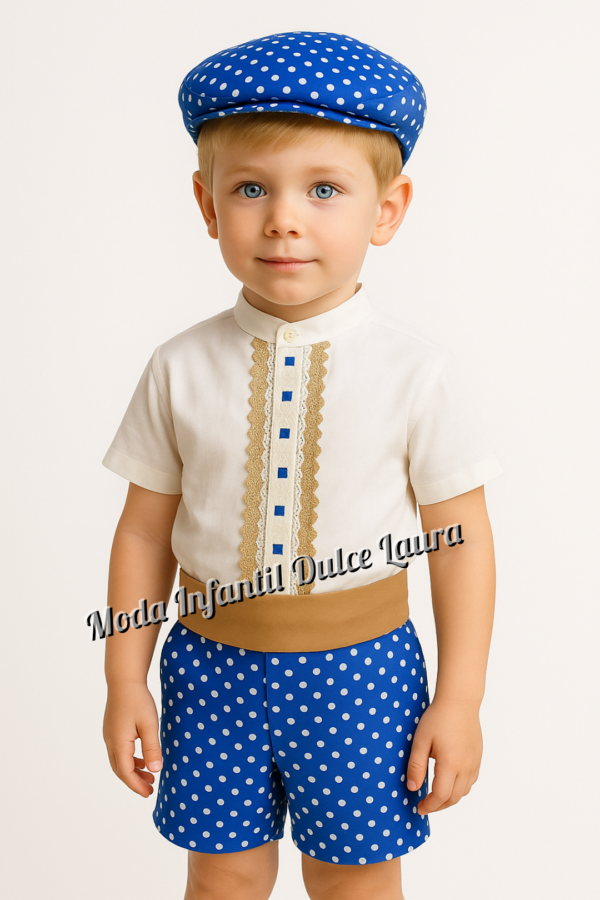 Conjunto flamenco azulina magic 1 a 6 años