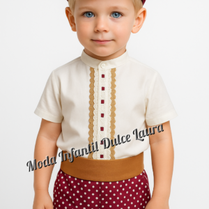 Conjunto flamenco burdeos magic 1 a 6 años