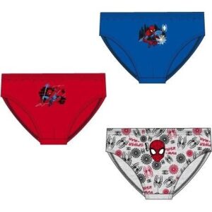 Pack 3 slip spiderman desde 2 años hasta 8 años