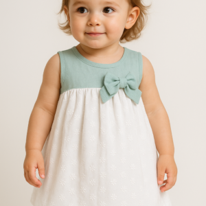 Vestido Ática verde mint Excellentt 6 meses a 6 años