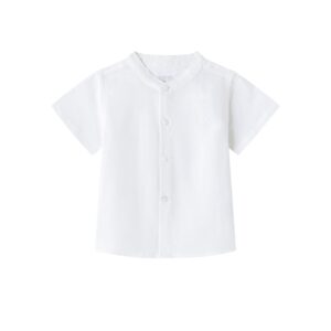 Camisa de bebé niño con cuello mao desde 6 meses hasta 24 meses