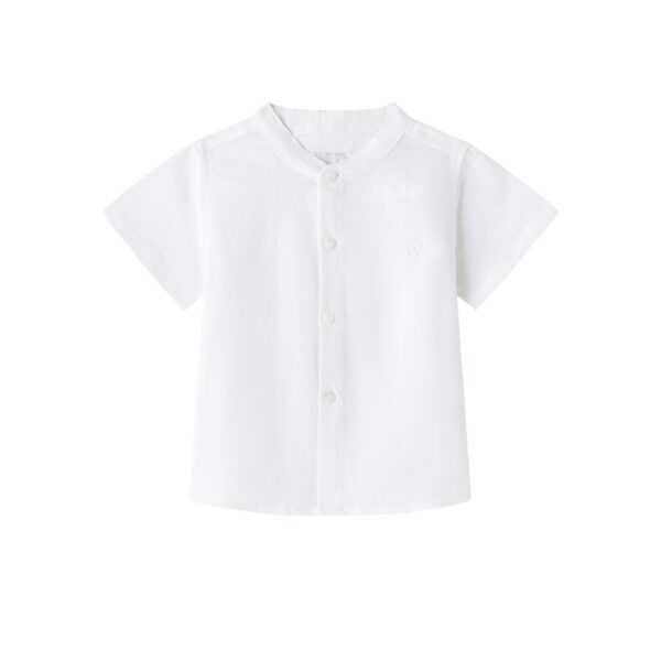 Camisa de bebé niño con cuello mao desde 6 meses hasta 24 meses