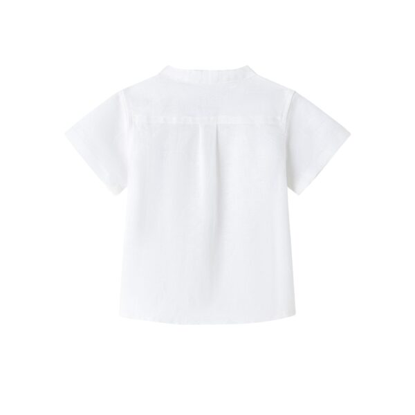 Camisa de bebé niño con cuello mao desde 6 meses hasta 24 meses - Imagen 2