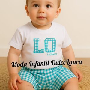 Conjunto turquesa niño desde 6 meses hasta 36 meses 20012201