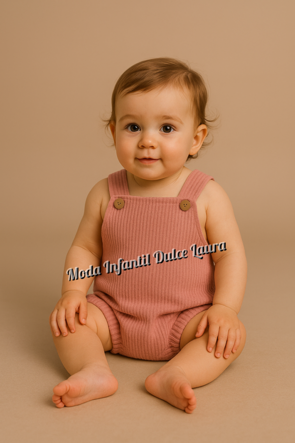 Peto rosa bebé desde 1 mes hasta 24 meses