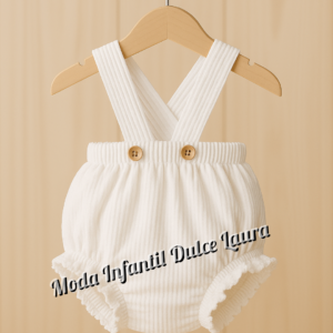Peto rodas blanco desde 1 mes hasta 24 meses T8710