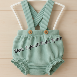 Peto rodas verde mint desde 1 mes hasta 24 meses T8710