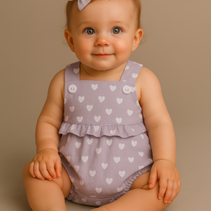 Ranita de bebé niña corazones morado BGV94513 desde 6 meses hasta 24/30 meses