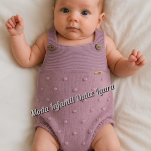 Pelele hilo morado p8201 desde 0 meses hasta 6 meses