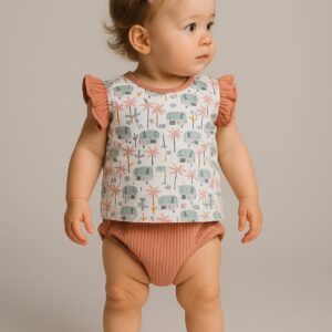 Conjunto pololo Tindar color rosa 1 a 36 meses