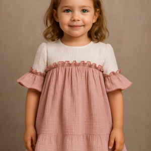Vestido infantil La Caleta 0566VER-24 4 a 10 años