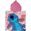 Poncho playa Stich rosa 50x100 cm - Imagen 2