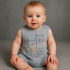 Pelele tirantes perritos babybol 6 a 24 meses