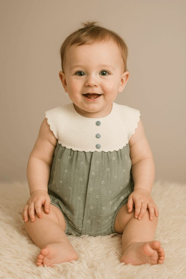 Pelele bombacho bambula de 1 a 6 meses 6403