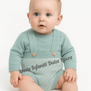 Pelele lana mas jersey 3046 0 a 18 meses verde