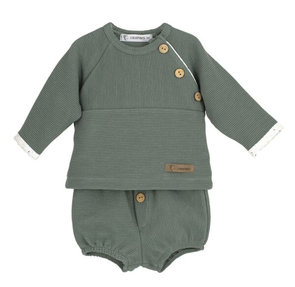 Conjunto Pololo verde Céfiro desde 6 meses hasta 36 meses 11187