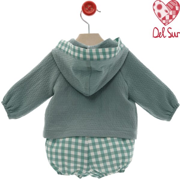 Conjunto verde familia botones desde 3 meses hasta 36 meses - Imagen 2