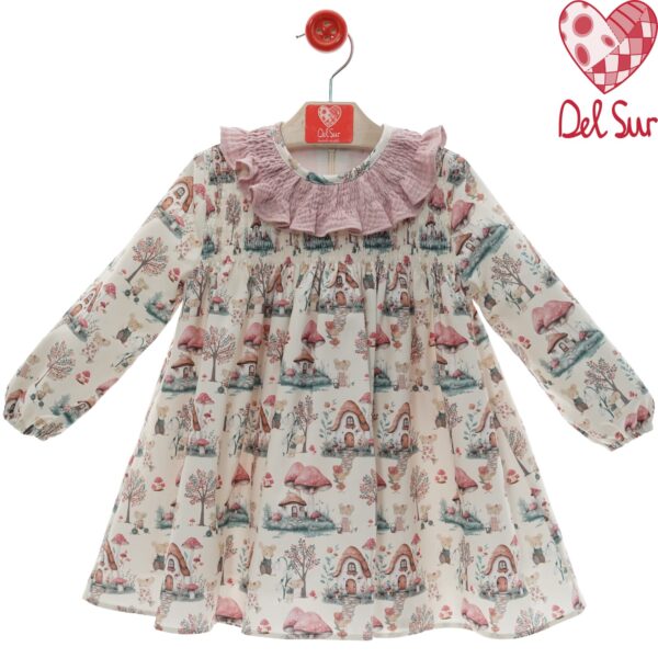 Vestido infantil familia maniqui desde 2 años hasta 8 años