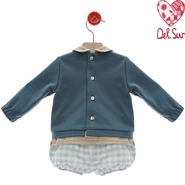 Conjunto azul familia ovillo desde 3 meses hasta 3mese - Imagen 2