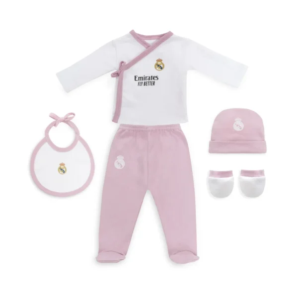 Set Primera Puesta 100% Algodón REAL MADRID Rosa - Imagen 3