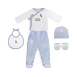 Set Primera Puesta 100% Algodón REAL MADRID azul