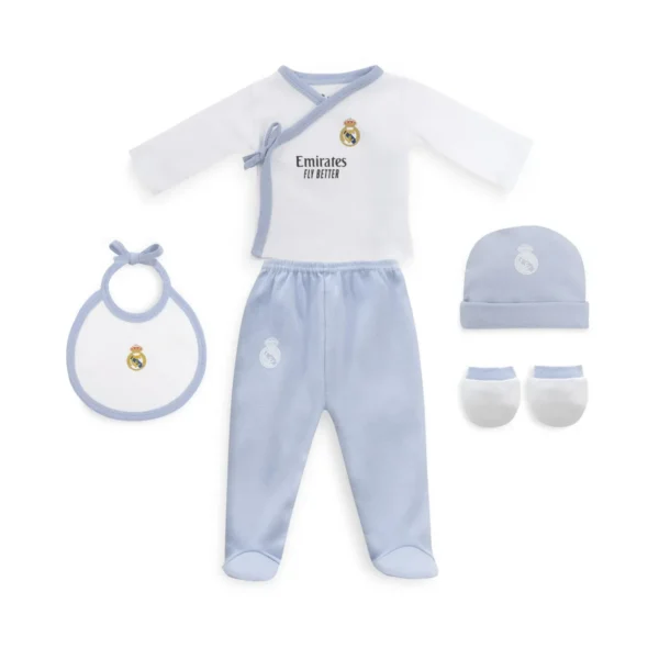 Set Primera Puesta 100% Algodón REAL MADRID azul