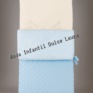 Saco invierno topitos azul dibujo osos